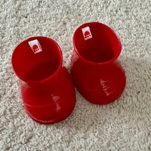 Build A Bear Workshop Shiny Red Rain Boots Wellies Snow Boots